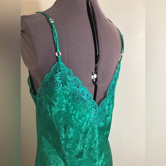 Victorias Secret Vtg Gold Label Nighty Chemise S Vintage 80s 90s Lingerie Slip - Picture 9 of 15